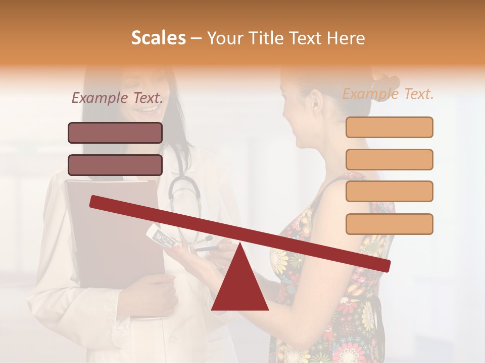 Pregnancy Isolated Human PowerPoint Template