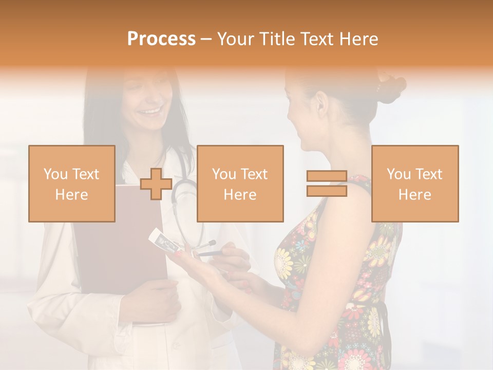 Pregnancy Isolated Human PowerPoint Template