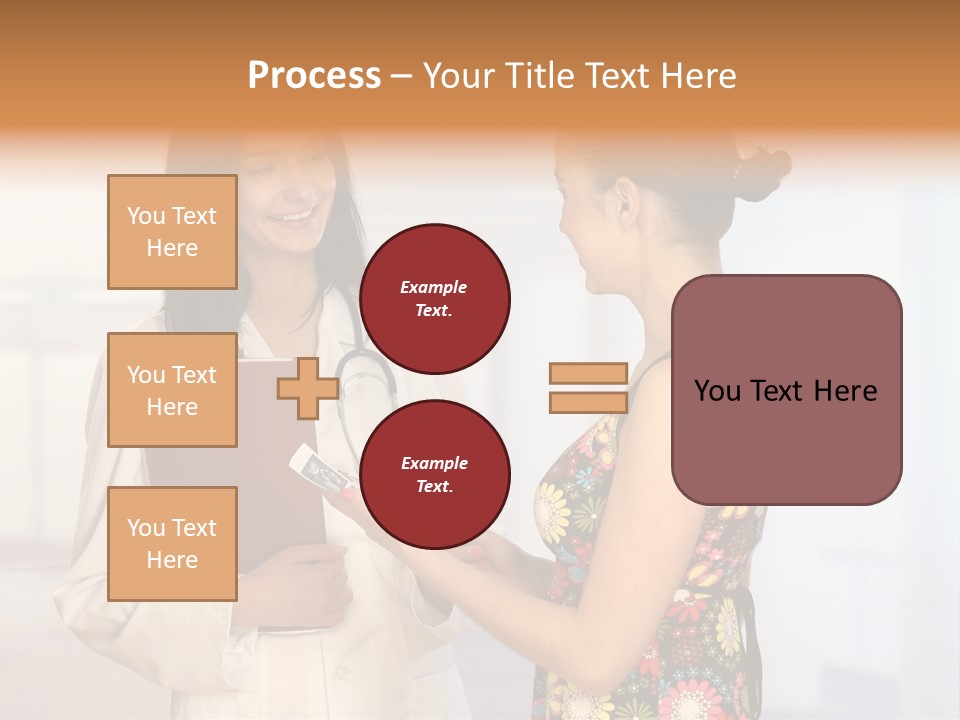 Pregnancy Isolated Human PowerPoint Template