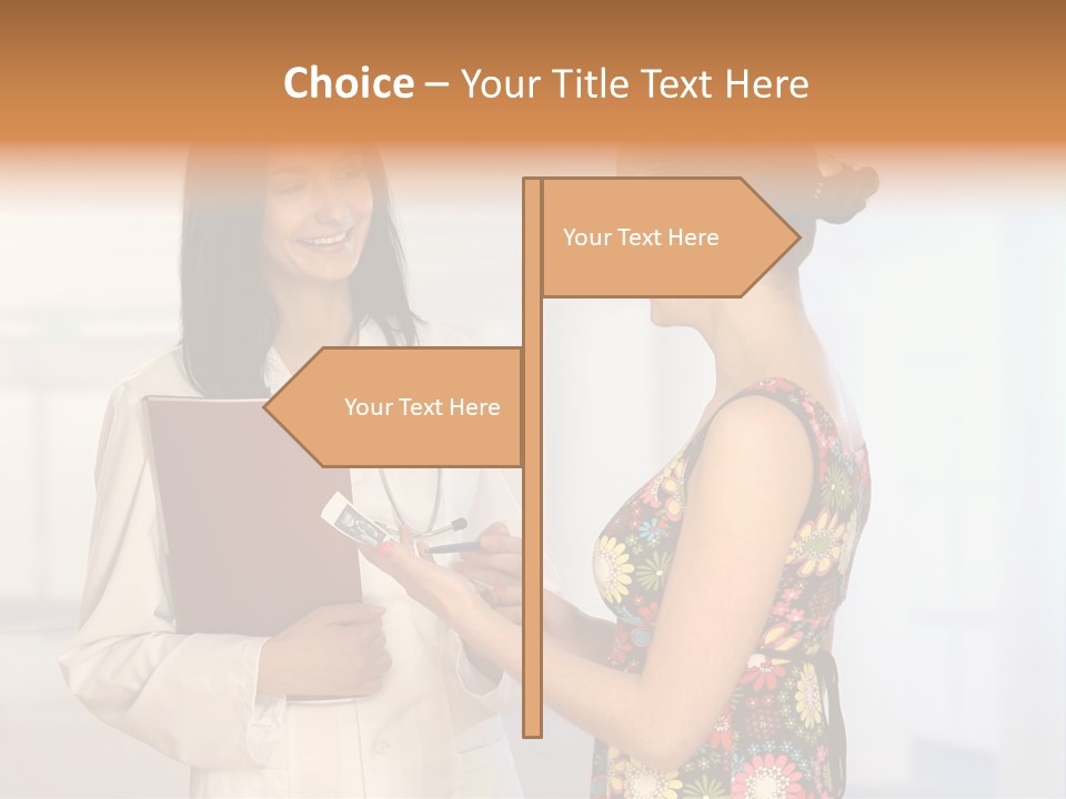 Pregnancy Isolated Human PowerPoint Template