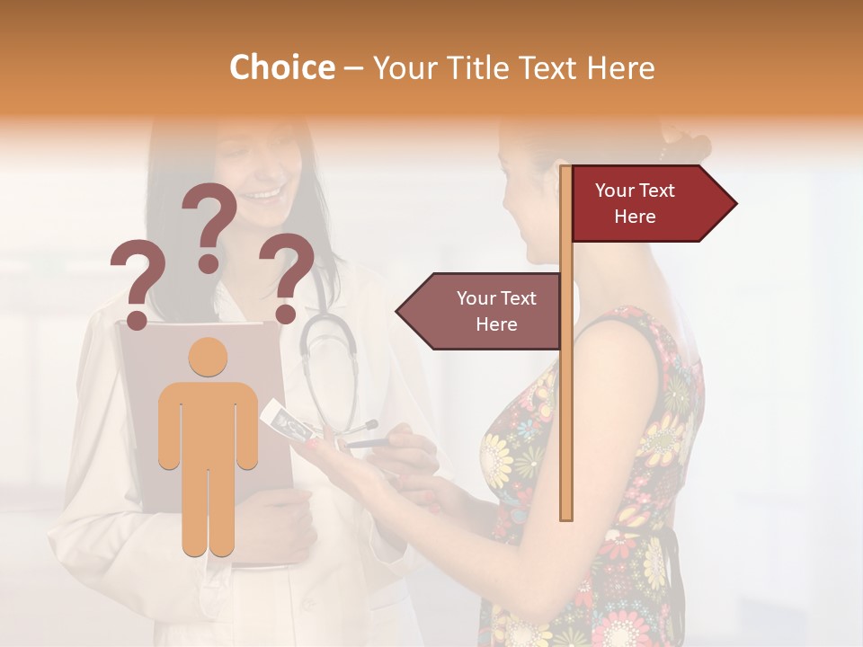 Pregnancy Isolated Human PowerPoint Template