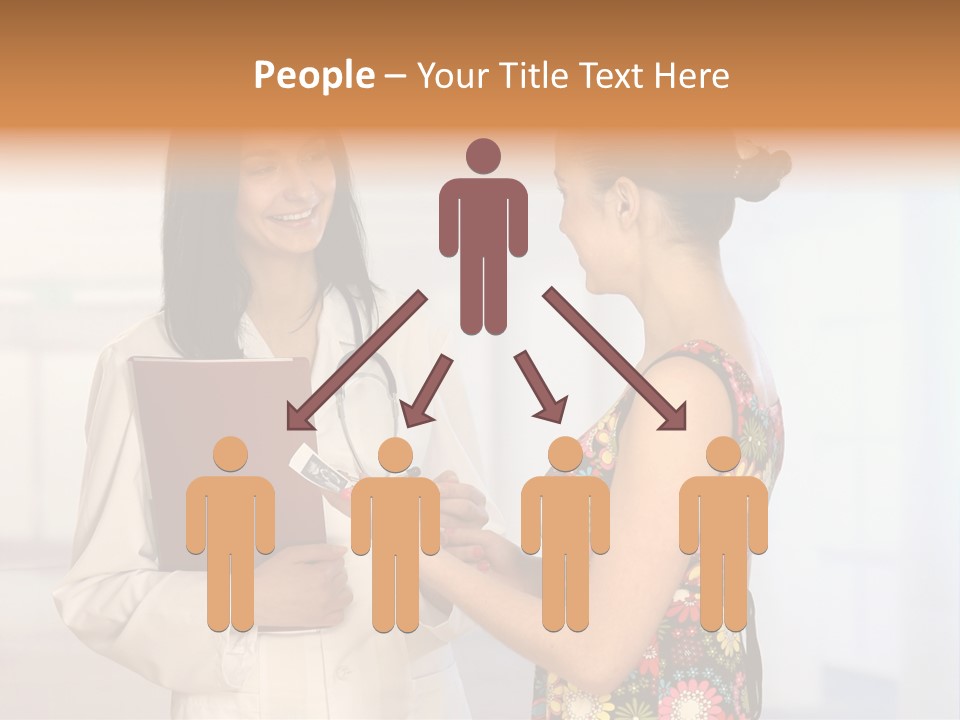 Pregnancy Isolated Human PowerPoint Template