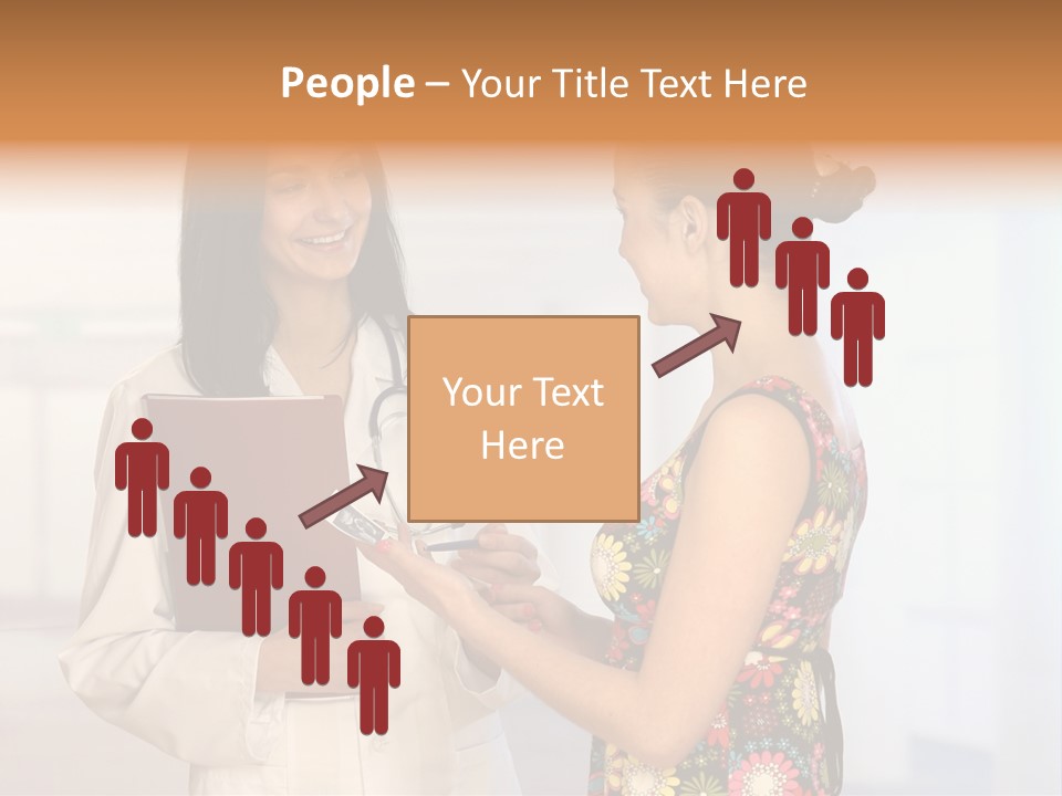 Pregnancy Isolated Human PowerPoint Template