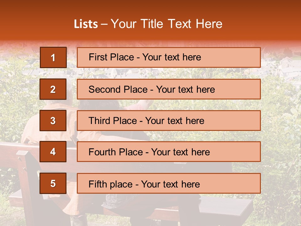Leisure Rally Trekking PowerPoint Template