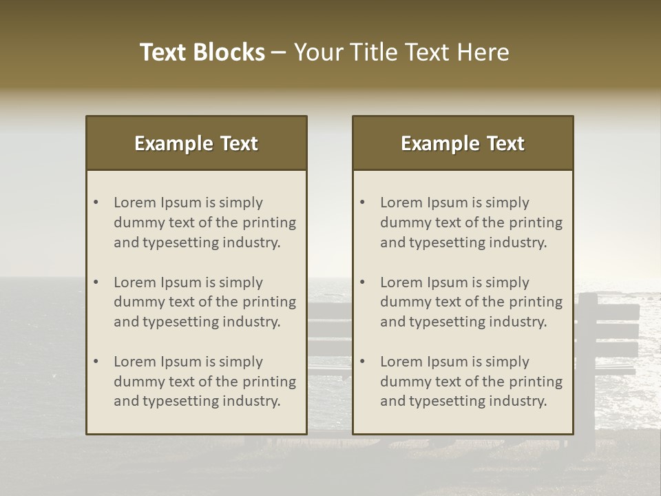 Silhouette Romantic Sitting PowerPoint Template