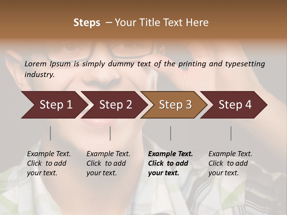 Excited Cool Shot PowerPoint Template