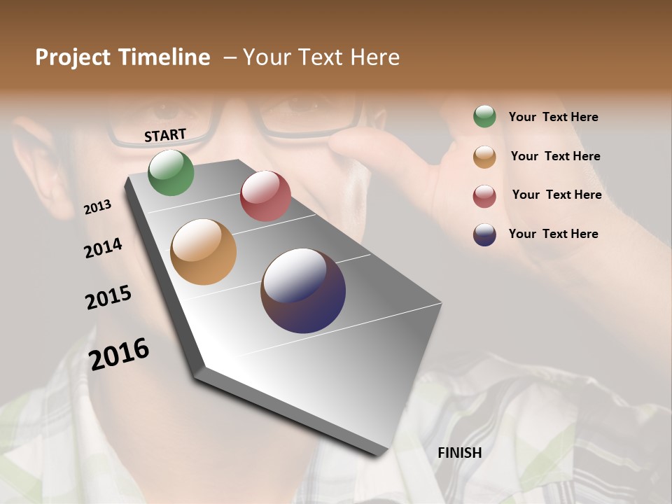 Excited Cool Shot PowerPoint Template