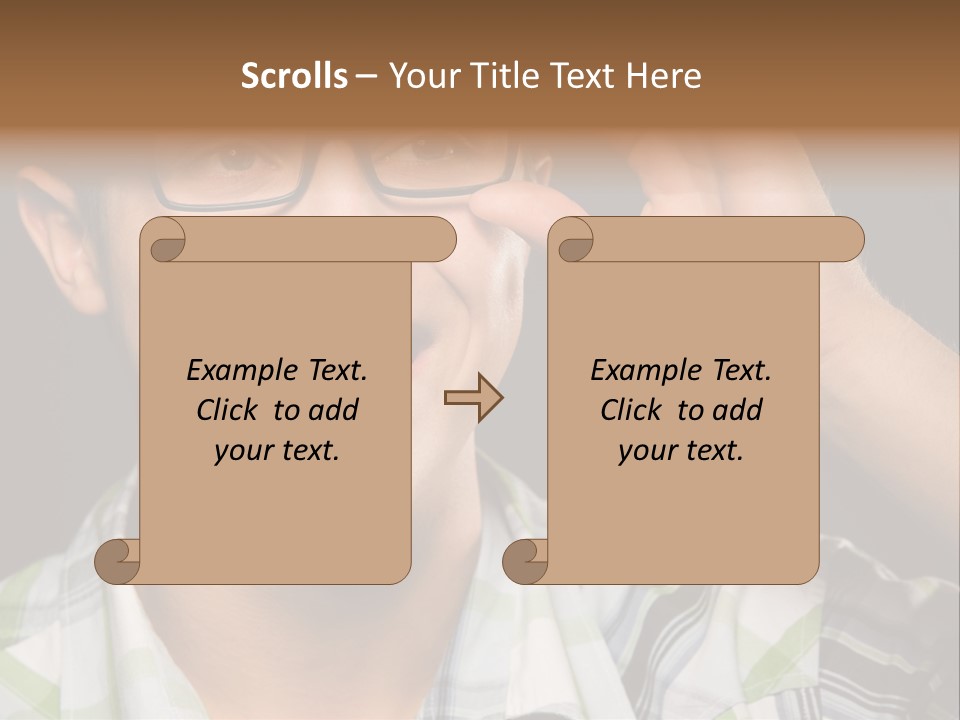 Excited Cool Shot PowerPoint Template