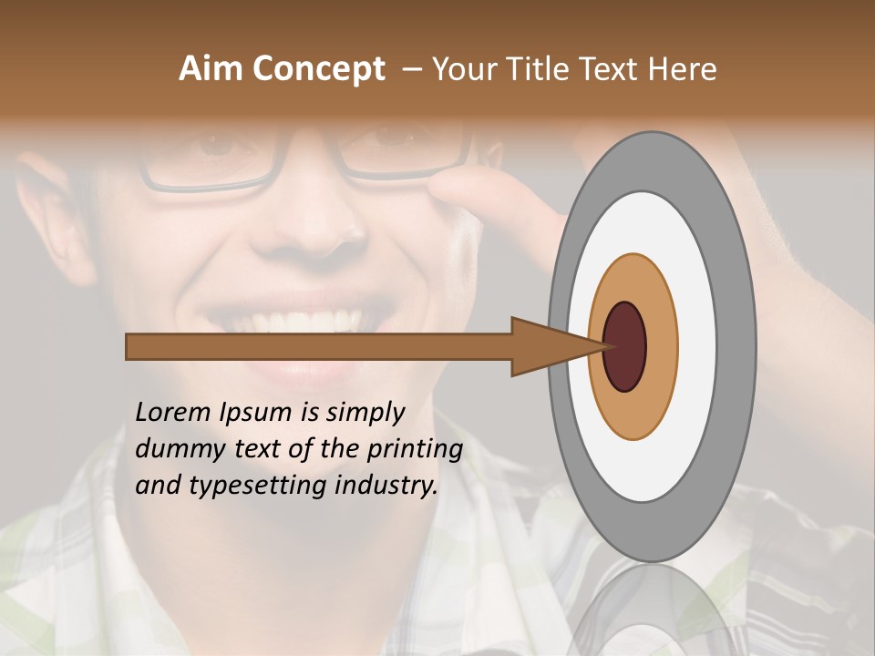 Excited Cool Shot PowerPoint Template