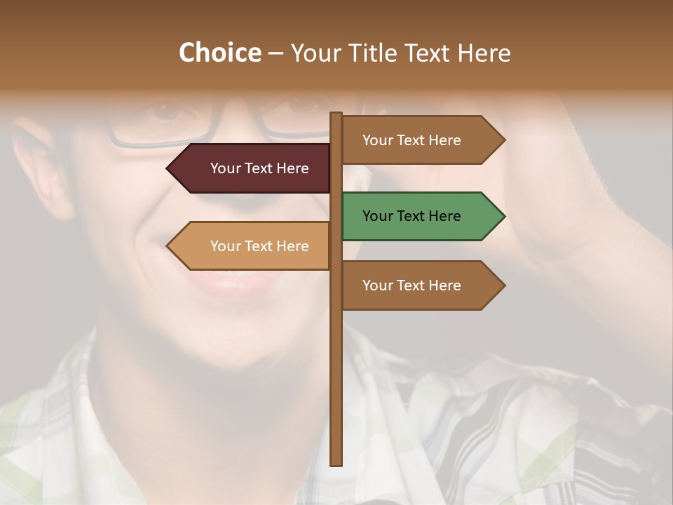 Excited Cool Shot PowerPoint Template