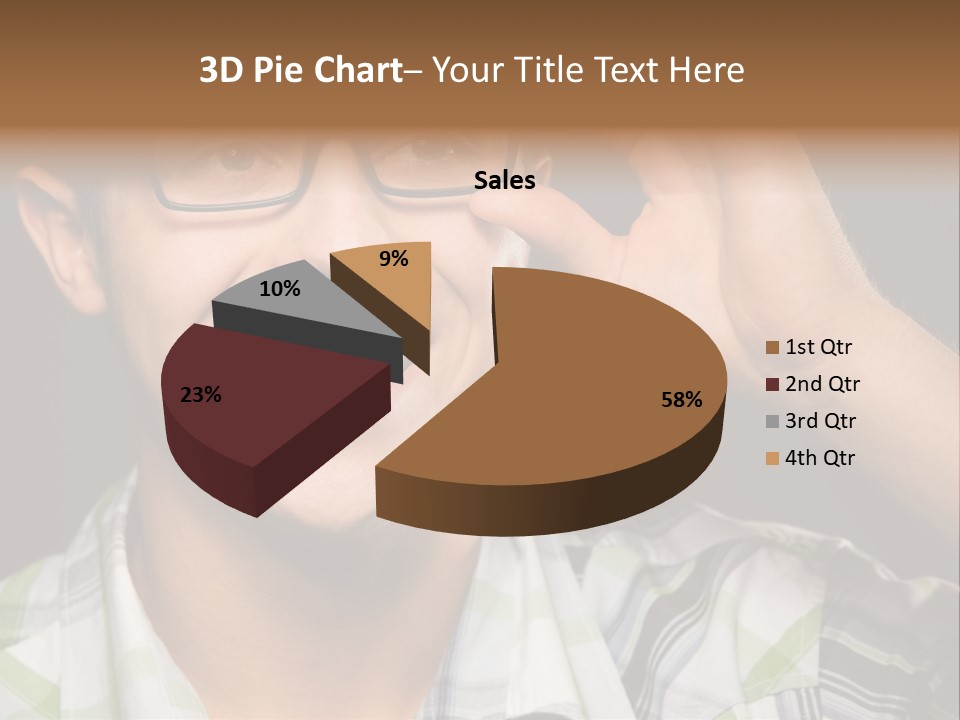 Excited Cool Shot PowerPoint Template