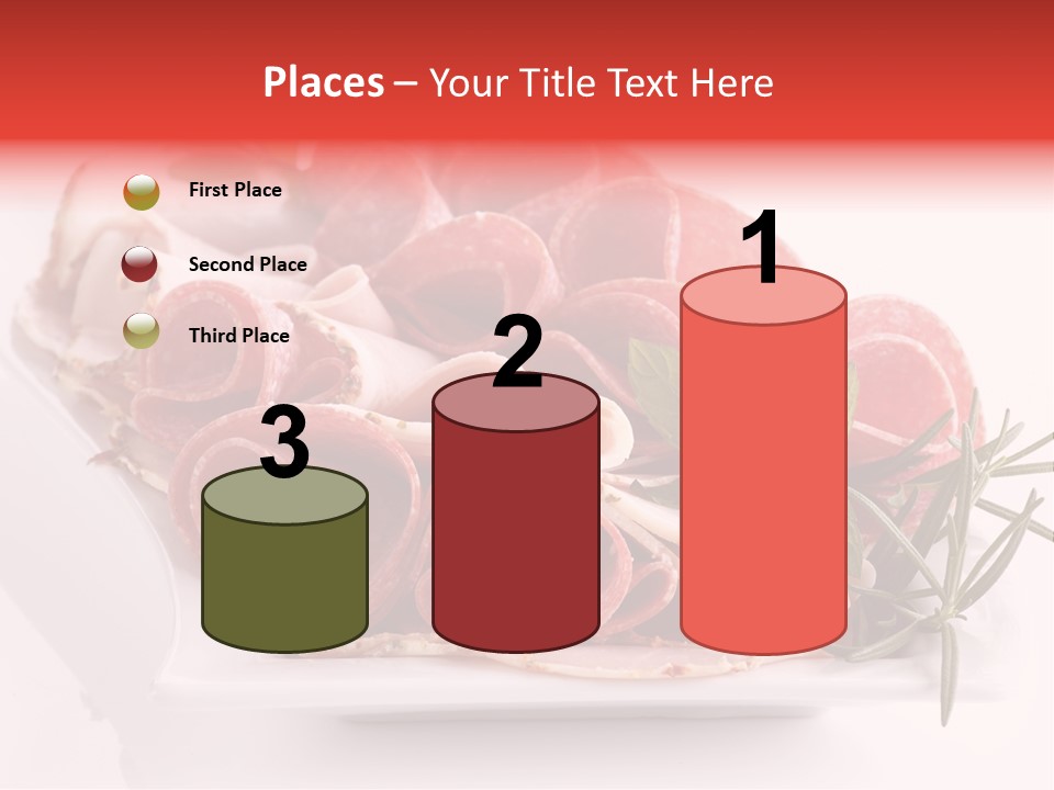 Fresh Herbs Piece PowerPoint Template