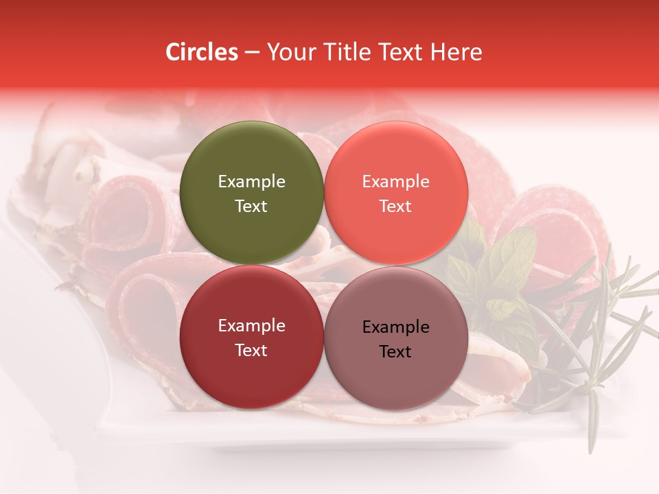 Fresh Herbs Piece PowerPoint Template