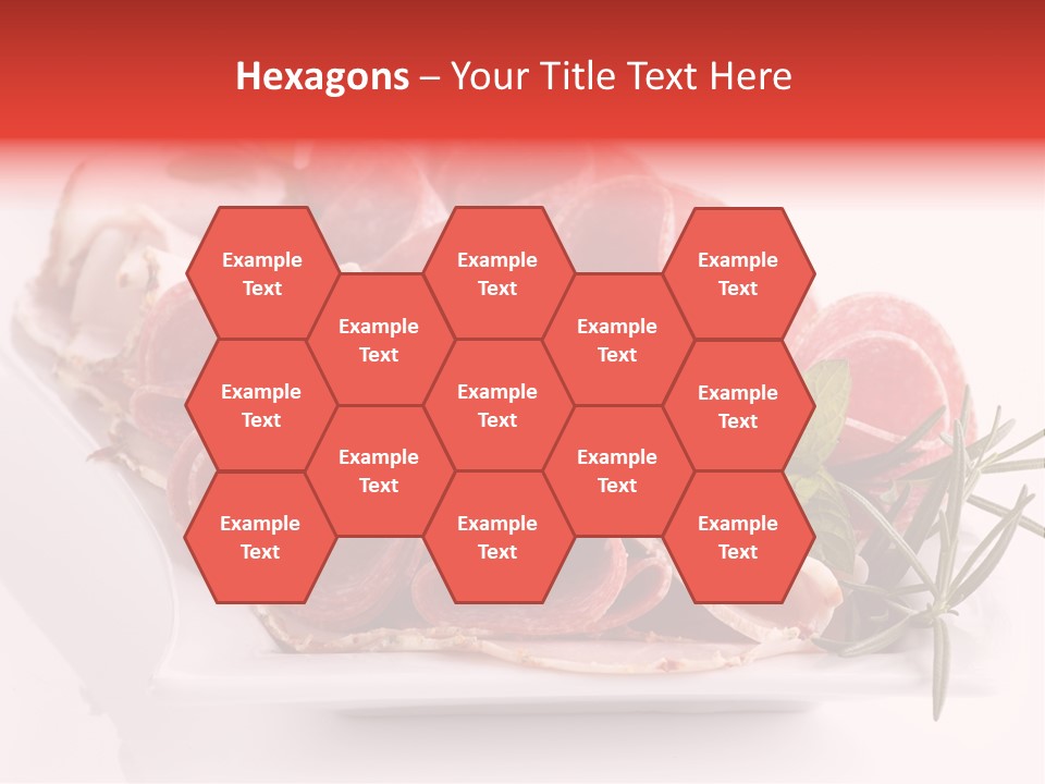 Fresh Herbs Piece PowerPoint Template