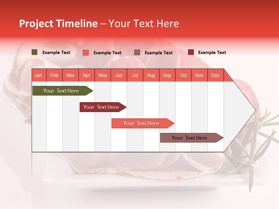 Fresh Herbs Piece PowerPoint Template