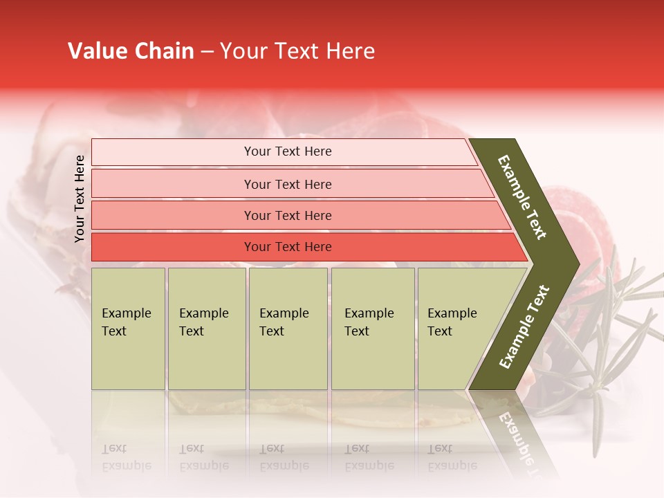 Fresh Herbs Piece PowerPoint Template