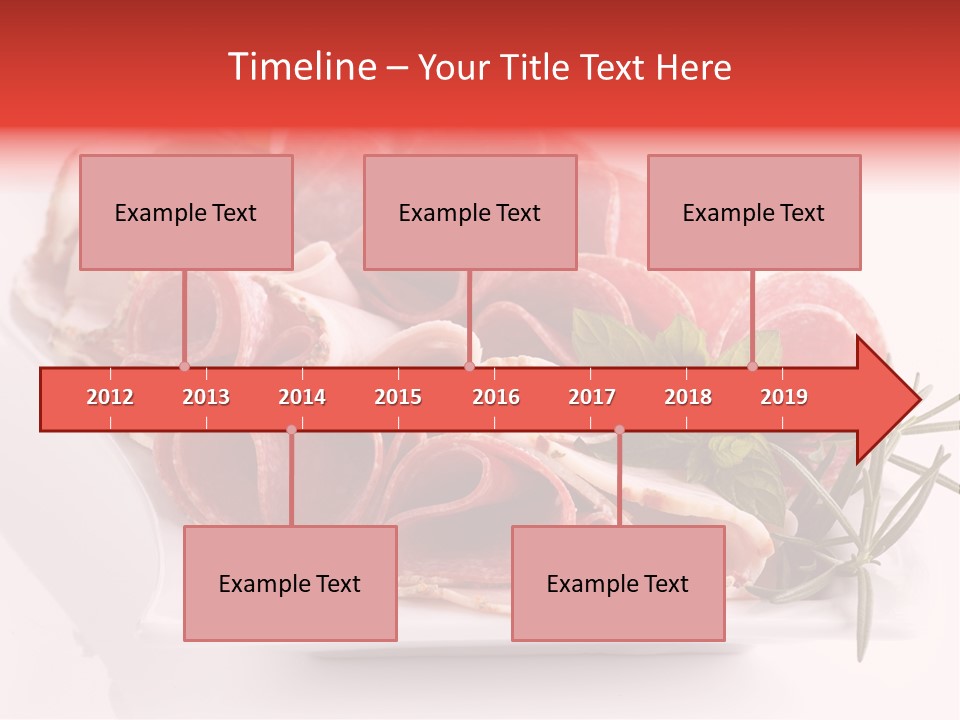 Fresh Herbs Piece PowerPoint Template