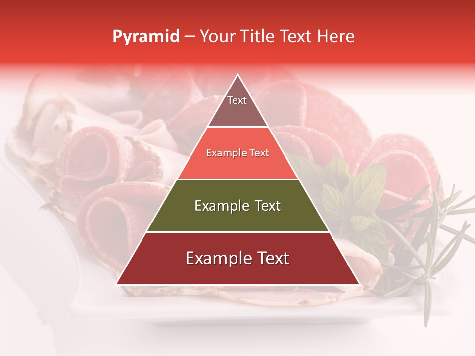 Fresh Herbs Piece PowerPoint Template