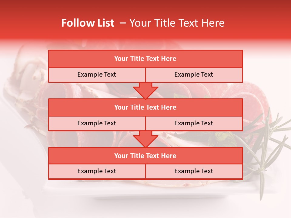 Fresh Herbs Piece PowerPoint Template