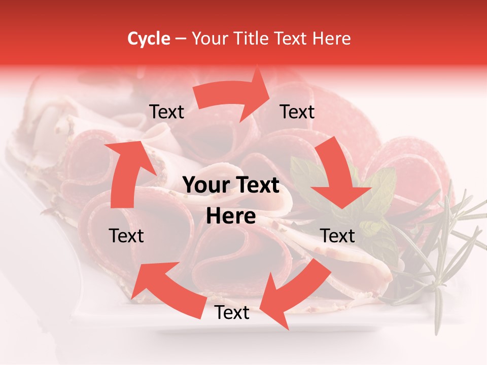 Fresh Herbs Piece PowerPoint Template