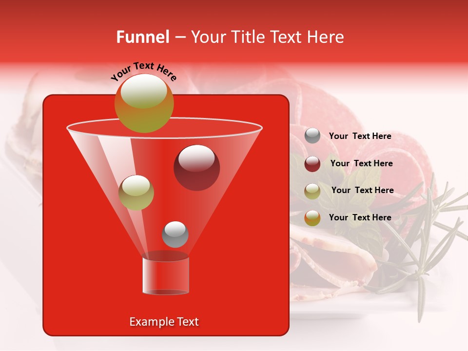 Fresh Herbs Piece PowerPoint Template