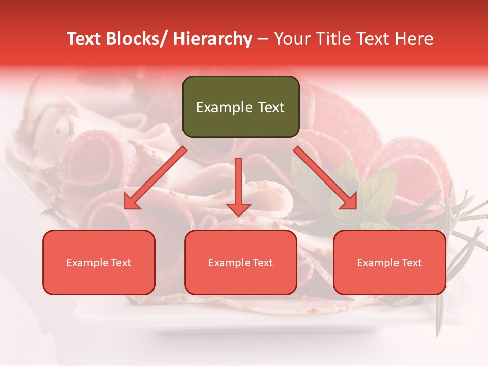 Fresh Herbs Piece PowerPoint Template