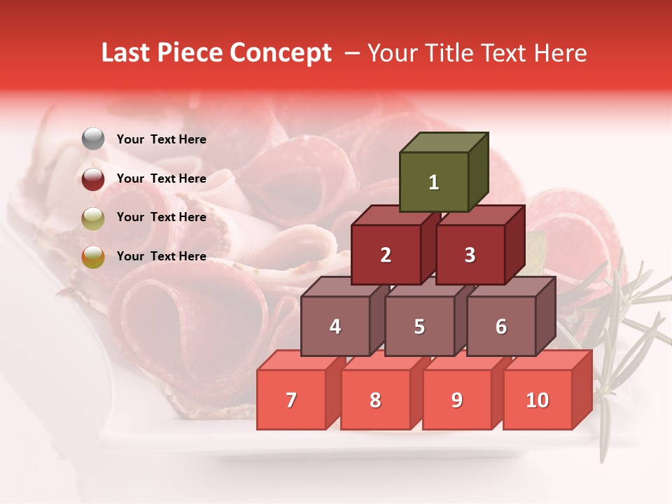 Fresh Herbs Piece PowerPoint Template