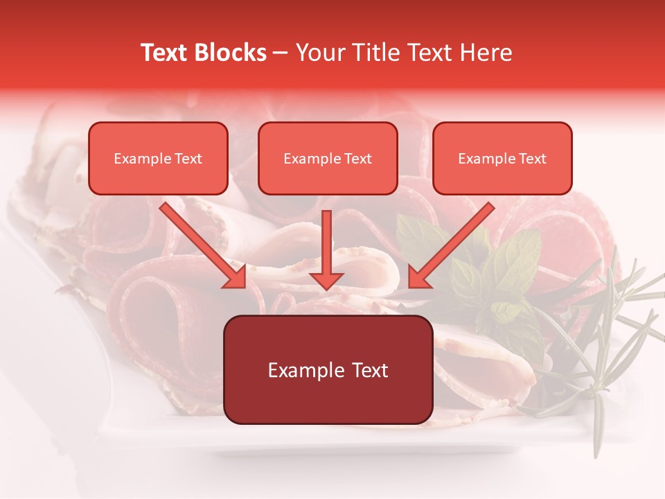Fresh Herbs Piece PowerPoint Template