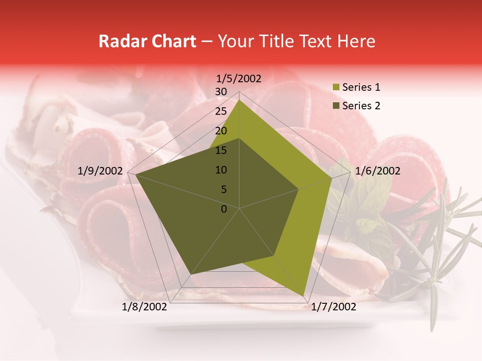 Fresh Herbs Piece PowerPoint Template