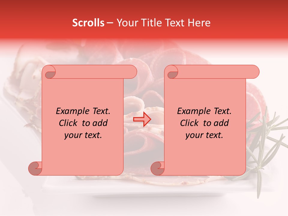 Fresh Herbs Piece PowerPoint Template