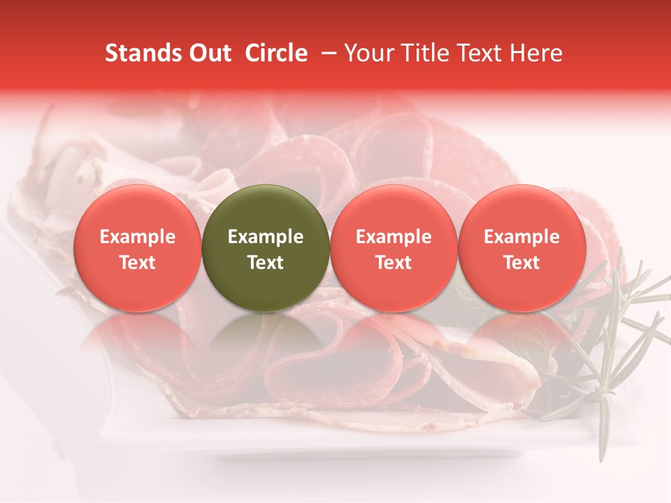 Fresh Herbs Piece PowerPoint Template