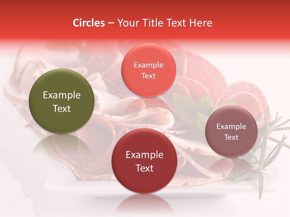 Fresh Herbs Piece PowerPoint Template