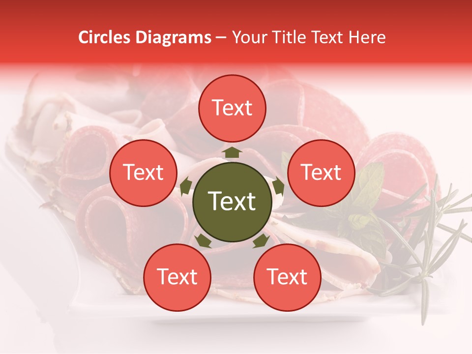 Fresh Herbs Piece PowerPoint Template