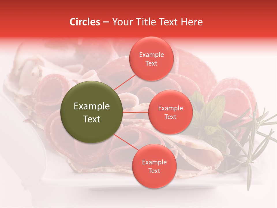 Fresh Herbs Piece PowerPoint Template