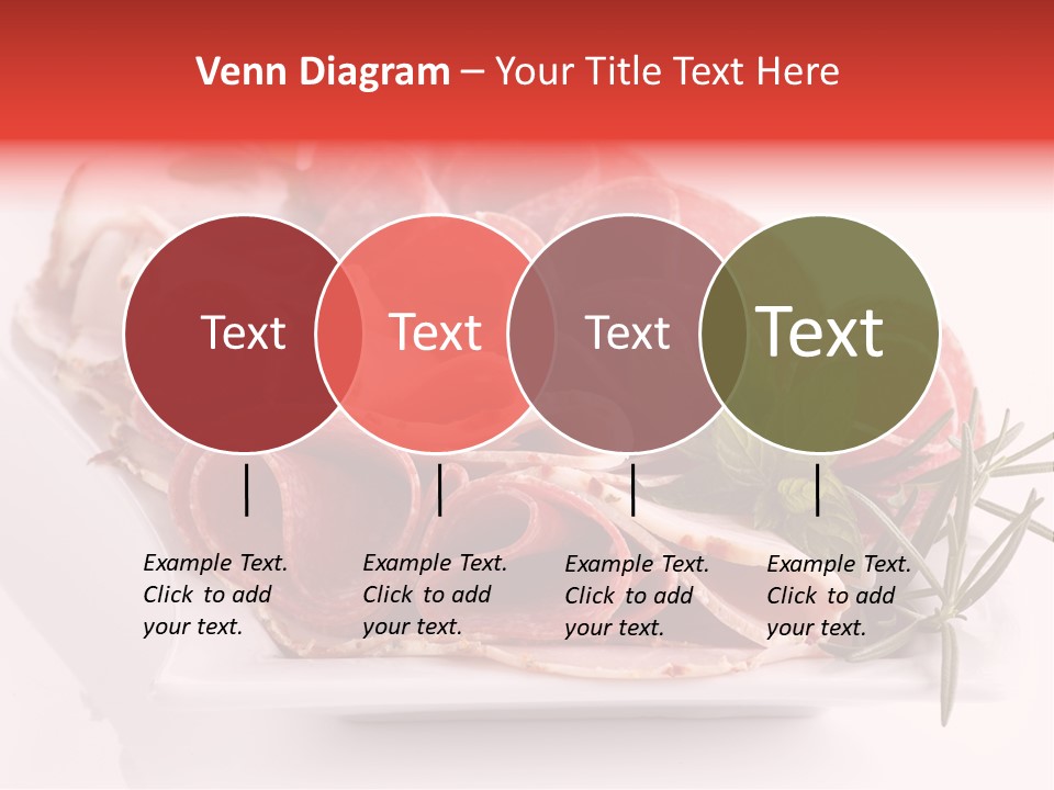 Fresh Herbs Piece PowerPoint Template