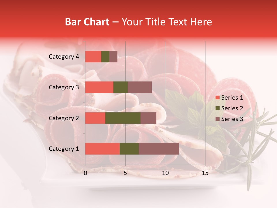 Fresh Herbs Piece PowerPoint Template