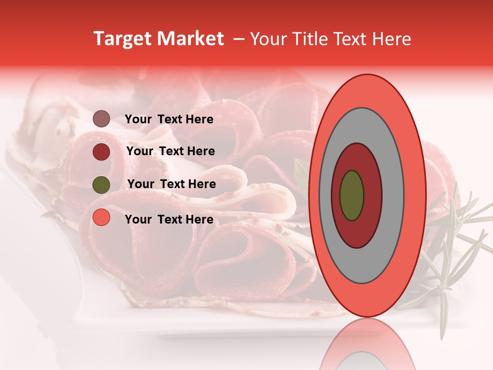 Fresh Herbs Piece PowerPoint Template