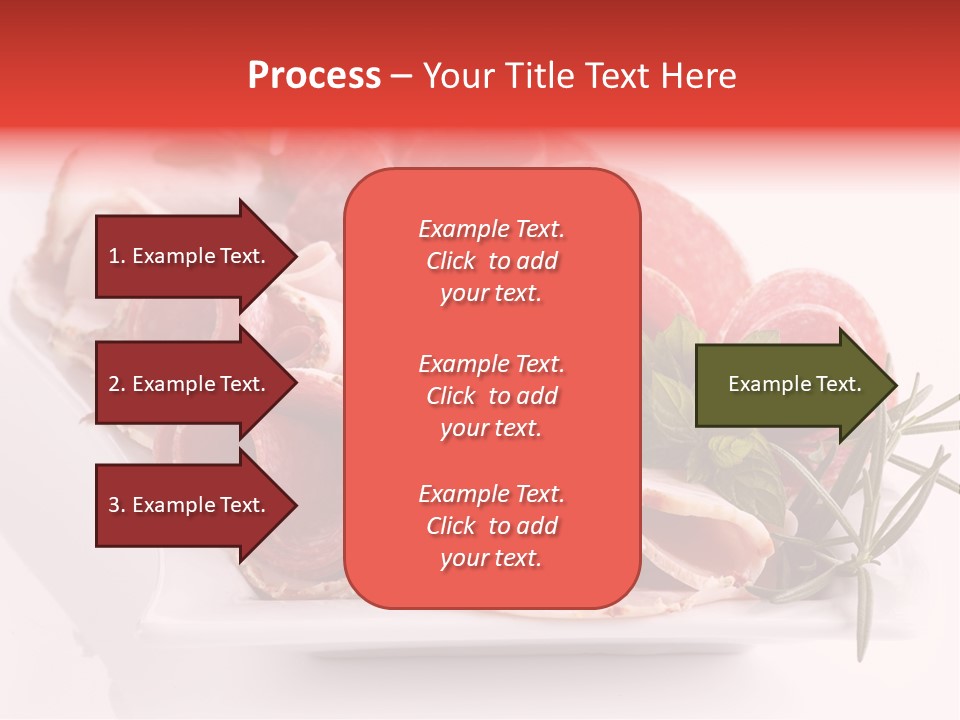 Fresh Herbs Piece PowerPoint Template