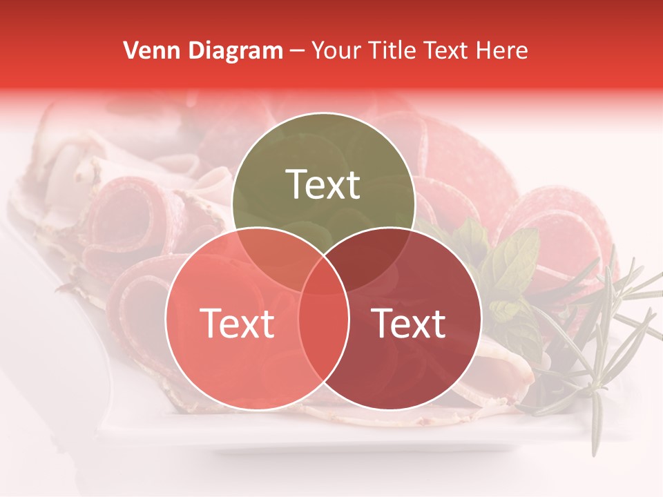 Fresh Herbs Piece PowerPoint Template