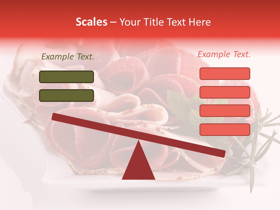 Fresh Herbs Piece PowerPoint Template