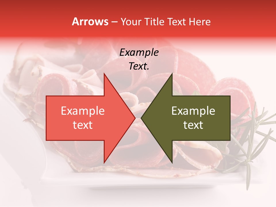 Fresh Herbs Piece PowerPoint Template