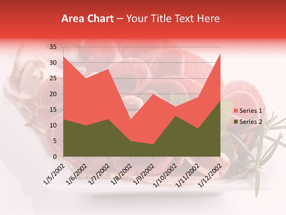 Fresh Herbs Piece PowerPoint Template