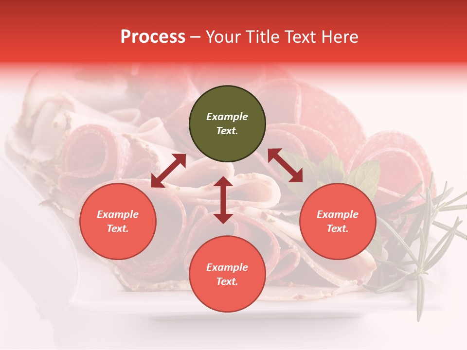 Fresh Herbs Piece PowerPoint Template