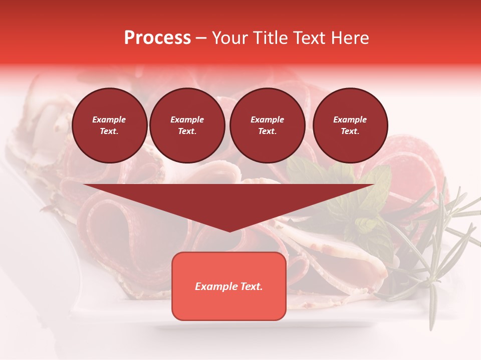 Fresh Herbs Piece PowerPoint Template