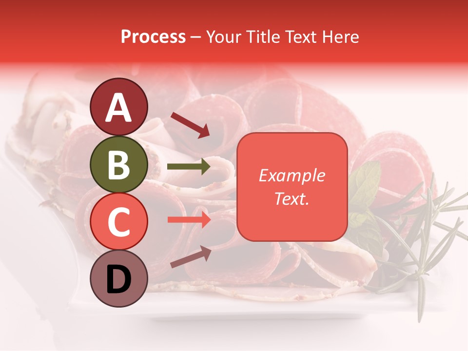 Fresh Herbs Piece PowerPoint Template