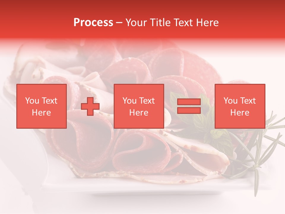 Fresh Herbs Piece PowerPoint Template