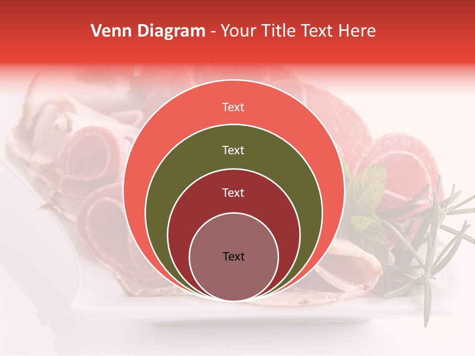 Fresh Herbs Piece PowerPoint Template