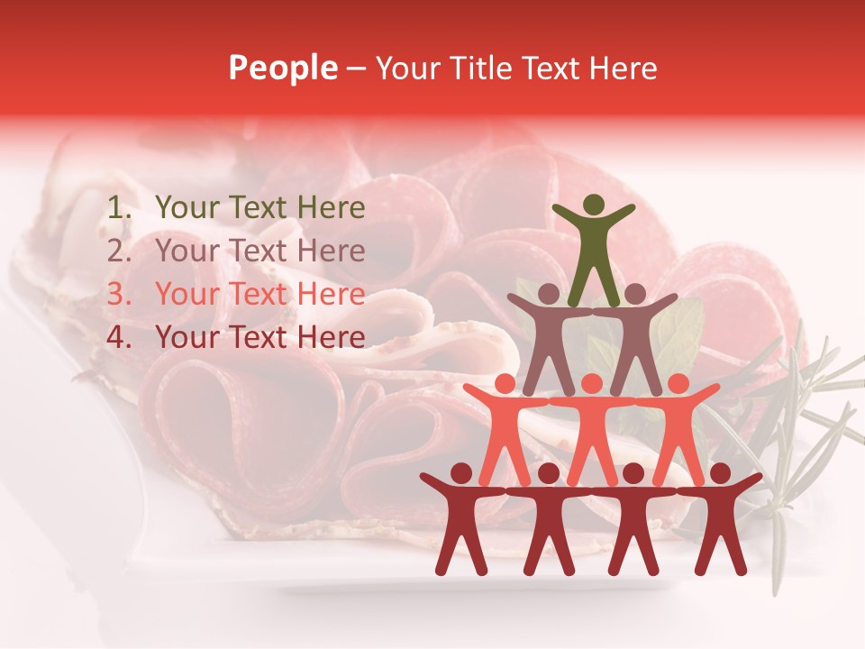 Fresh Herbs Piece PowerPoint Template