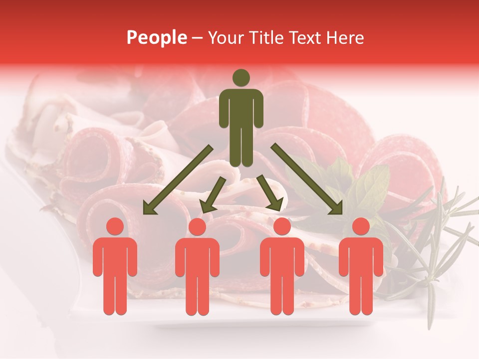 Fresh Herbs Piece PowerPoint Template