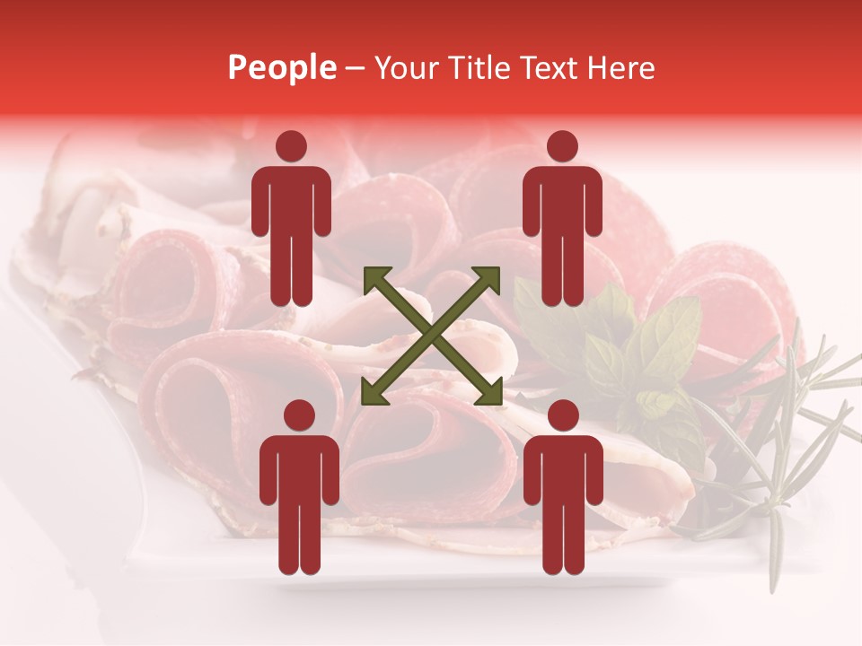 Fresh Herbs Piece PowerPoint Template